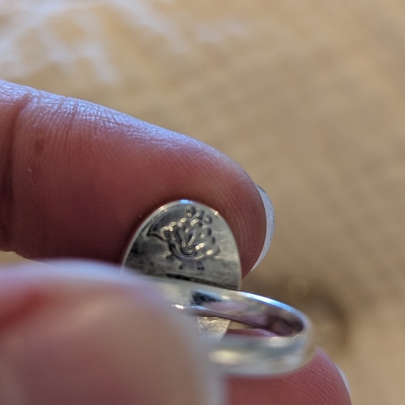 Gorgeous Fox Turquoise and Sterling Ring - Picture 3 of 3